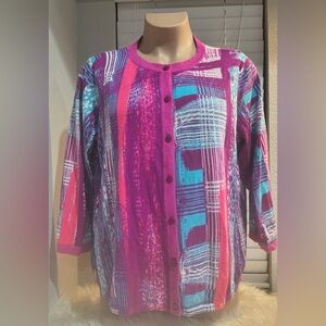 Bob Mackie Women’s 2X Cardigan